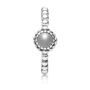 NEW Pandora Moonstone Sterling Silver ring size 54 (7). BRAND NEW silver 925
